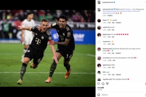 打入賽季首球，基米希社媒調(diào)侃：凱恩小心了，我要追上你了