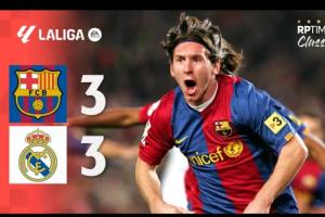 巨星崛起！07年國家德比，19歲梅西帽子戲法，巴薩3-3絕平皇馬