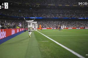 太霸氣了！貝林厄姆輕推攻破巴薩大門，不慶祝+霸王步睥睨全場！