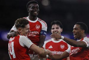 槍手4分優(yōu)勢(shì)領(lǐng)跑英超！薩卡：我真的相信，本賽季我們能取得成功