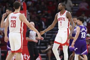 火箭VS猛龍首發(fā)：阿門+奧科吉+小賈+杜蘭特+申京