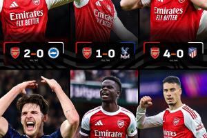 誰能打爆這條防線？阿森納豪取各項賽事8連勝，10月6場比賽全零封
