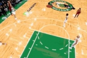 投瘋了！米切爾調(diào)高弧頂三分再中 個人三分球5中5