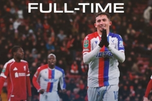 水晶宮今年各項賽事共計4次對陣利物浦均不敗，取得2勝2平