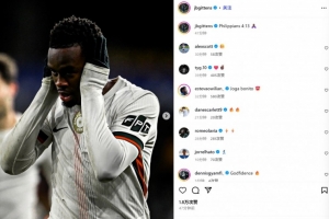 獨(dú)造3球！吉滕斯社媒曬捂耳照：靠著那加給我力量的，凡事都能做