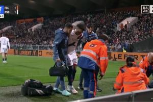 祝好！杜埃突破中倒地十分痛苦，法媒稱可能長期缺陣