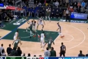 力戰(zhàn)舊主！羅林斯開場(chǎng)上籃得手三分也有 內(nèi)外開花連得5分