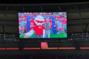 上海海港賽前官宣吉祥物：伊戈，形象為白色雄鷹