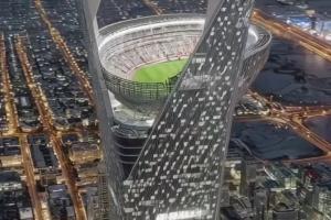 騙了5000萬人郵報：沙特摩天大樓球場是AI生成，視頻成本3元