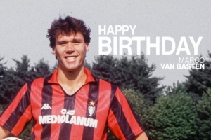 201場125球45助攻！米蘭官方曬照，祝賀名宿范巴斯滕61歲生日