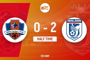 半場-梅州客家暫0-2大連英博 楊銘銳、畢津浩破門 約契奇失良機