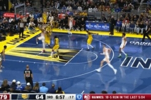 攻防碾壓！亞歷山大-沃克突破暴扣 老鷹半節(jié)轟出22-5進(jìn)攻狂潮