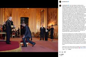 50歲終于封爵！貝克漢姆：難以言喻，感謝妻子28年相伴感謝所有人