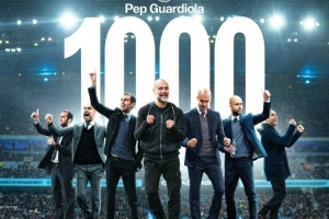 對陣利物浦將是瓜帥執(zhí)教生涯第1000場比賽，曼城曬海報預熱