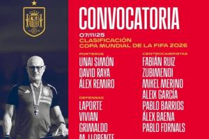 西班牙名單：亞馬爾領(lǐng)銜，赫伊森、拉波爾特入選，羅德里傷缺