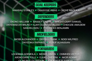 尼日利亞新一期名單：奧斯梅恩、盧克曼、伊沃比、丘庫(kù)埃澤在列