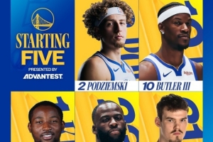 庫(kù)里缺陣！勇士vs步行者首發(fā)：波杰姆/巴特勒/庫(kù)明加/追夢(mèng)/波斯特