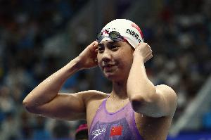 張雨霏：比起其他大賽帶著包袱上陣 這次參加全運會更輕松了