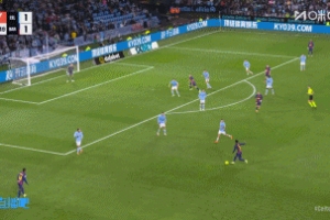 再度領(lǐng)先！拉什福德傳中助攻，萊萬搶點(diǎn)梅開二度，巴薩2-1塞爾塔