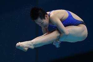 全運(yùn)會跳水女子3米跳板預(yù)賽：陳藝文排名第一 斷層領(lǐng)先晉級半決賽