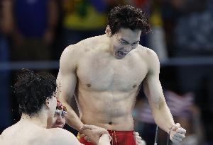 全運會男子100米仰泳預(yù)賽：徐嘉余總排名第一 陶冠男汪順等晉級