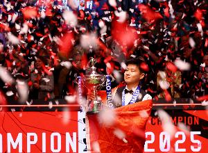 斯諾克英錦賽種子名單：共5名中國選手，趙心童2號、丁俊暉9號