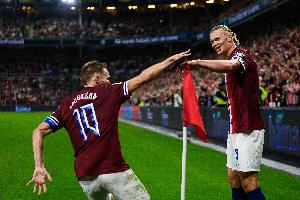 歐洲世預(yù)賽連線破門榜：厄德高→哈蘭德4球最多，賴斯→凱恩3球