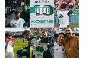 陷入瘋狂！梅西隨阿根廷在埃爾切主場(chǎng)訓(xùn)練，埃爾切社媒連更16條