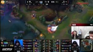 都給我shy哥道歉！Faker反復(fù)觀看IG中路越塔：這一波奇亞娜有點(diǎn)可惜 Guma本來要死的