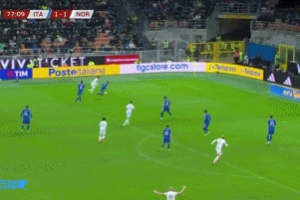 曼城連線！哈蘭德凌空抽射破門(mén)，鮑勃助攻，挪威2-1反超意大利