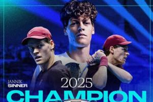 賺麻了！辛納一個月內(nèi)連奪4冠，六王賽+年終狂攬超1100萬美元獎金