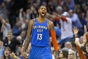 他還在貢獻(xiàn)！喬治復(fù)出再送快船一敗 雷霆又笑了~