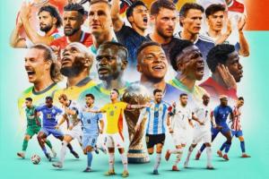 集結(jié)！世界杯官方曬首張直通42隊(duì)海報(bào)：梅西、姆巴佩、哈蘭德在內(nèi)