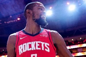 五大陣容！火箭戰(zhàn)騎士先發(fā)：阿門、杜蘭特、賈巴里、申京、亞當斯