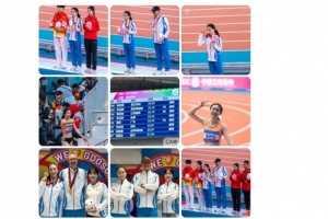 全運(yùn)會女子100米奪冠，陳妤頡曬圖：我會讓你，名揚(yáng)天下