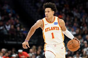 盡力了！杰倫·約翰遜15中10高效拿下26分12板7助1斷