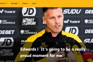 狼隊新帥愛德華茲：迫不及待首秀，這是11年前執(zhí)教U18時的愿望