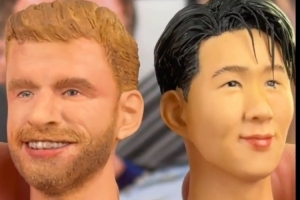 即將交手！美職聯(lián)社媒曬手工制作穆勒、孫興慜頭雕視頻