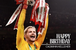 利物浦祝凱萊赫27歲生日快樂(lè)，效力期間出戰(zhàn)67場(chǎng)丟79球