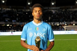 梅開二度！內(nèi)雷斯當(dāng)選那不勒斯vs亞特蘭大全場最佳球員