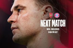 火星撞地球！拜仁讓2追6逆轉(zhuǎn)+阿森納大勝死敵，最強(qiáng)矛盾之戰(zhàn)將至