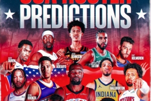 美媒預(yù)測28年美國男籃陣容：KD&布克領(lǐng)銜 這陣容能拿奧運(yùn)金牌嗎？