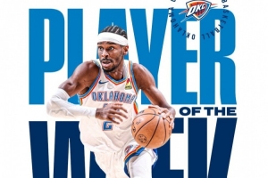 發(fā)揮神勇！騎士&雷霆分別曬出米切爾&亞歷山大周最佳海報(bào)！