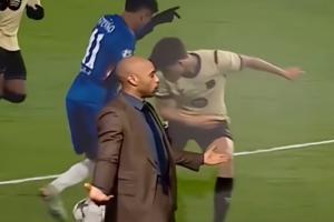 亨利講解庫巴西失誤：他側(cè)身跑時(shí)已經(jīng)死了，這咋防埃斯特旺？