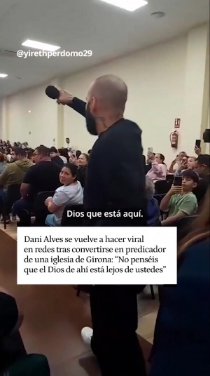 慷慨激昂！阿爾維斯成為傳教士后傳教：上帝就在我們身邊