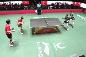 混團(tuán)世界杯：首盤王楚欽/孫穎莎混雙3-0取勝，收獲開門紅