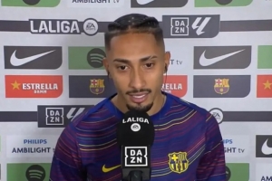 拉菲尼亞：扳平球未算作助攻？重要的是贏球 我還無法踢滿90分鐘