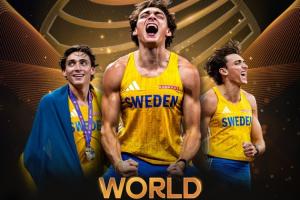 恭喜！官方：杜普蘭蒂斯當選年度最佳男運動員、最佳田賽男運動員