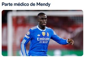 本賽季僅出戰(zhàn)1場！皇馬官方：費(fèi)蘭·門迪右腿股二頭肌肌肉損傷