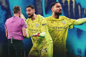 成為英超首位5黃停賽門將？曼晚：多納魯馬未來(lái)六場(chǎng)要避免再染黃